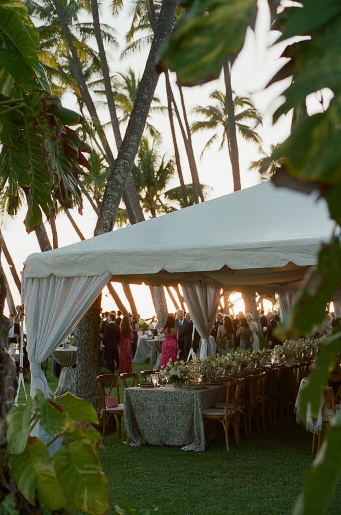 Reception decor