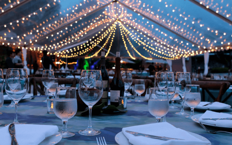 Event lighting by Accel Event Rentals