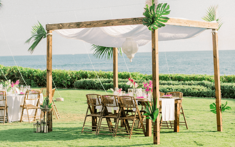Outdoor event by Accel Event Rentals