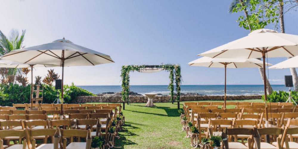 Wedding tent setup by Accel Event Rentals
